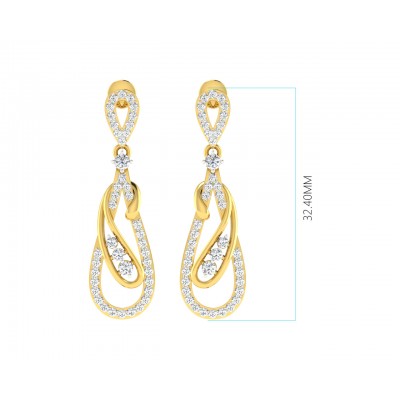 Rene Diamond Pendant & Earrings Set